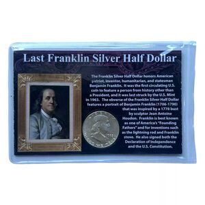 The Last Franklin Silver Half Dollar 1963